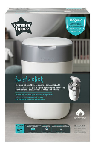 Imagen 3 de 3 de Sistema Para Desechar Pañales Twist & Click Blanco