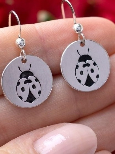 Aretes De Plata 950 Pendientes Dama Joyeria Personalizada +