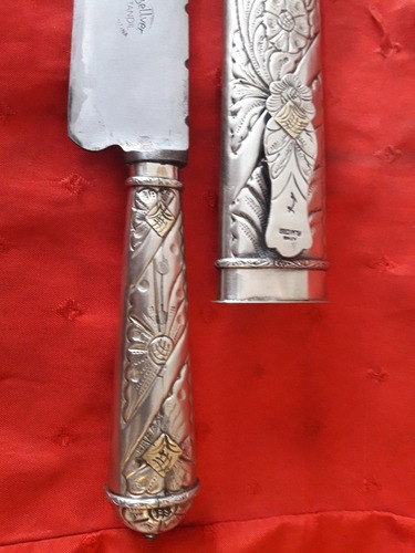 Facon Hoja 30cm Bellver Tandil, Alpaca F.lia Cruz, Sin Uso.