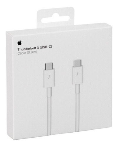 Imagen 1 de 2 de Apple Cable Thunderbolt 3 (usb-c) (0,8 M) Modelo A1896 