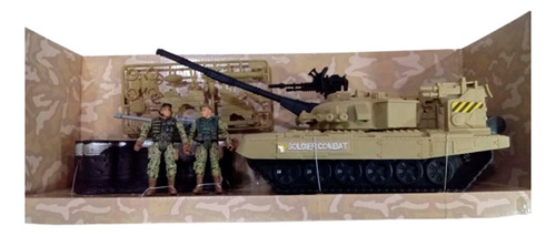 Tanque Y Barricada Militar Set Completo Militares Soldados