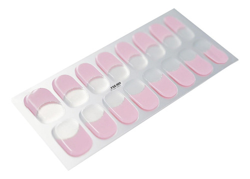 3 Envolturas De Uñas De Gel Semicuradas, Tiras De Uñas