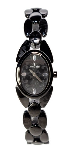 Reloj John L. Cook Mujer Acero Negro Velvet Joya Pulsera