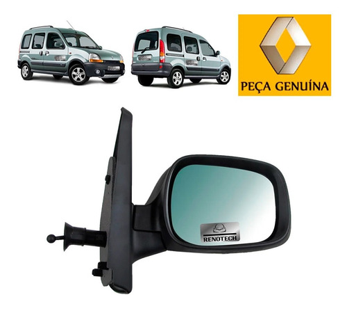 963017464r Retrovisor Dir. Manual (alt. 125mm) Kangoo 10...