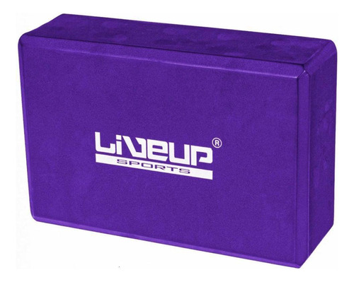 Bloco De Yoga - Roxo - Liveup Ls3233rx