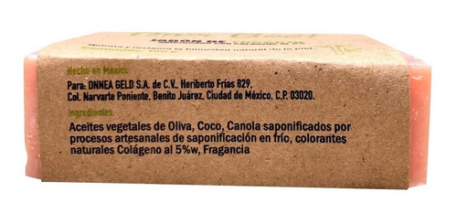 Imagen 3 de 5 de Jabón Toronja Con Colágeno 100 Gr Bam Boo! Lifestyle