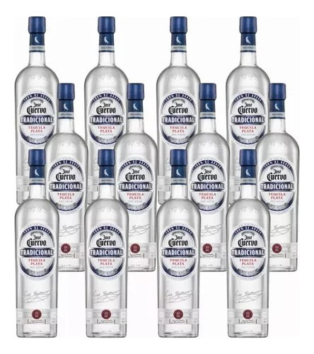 Pack De 12 - Tequila José Cuervo Tradicional Plata 950ml