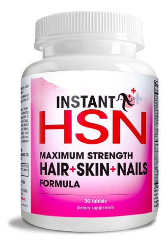 Instant Hsn Suplemento Cabello Piel Uñas Fuerza Máxima
