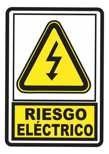 Señalización Aviso Exterior Riesgo Electrico 29x20 Cms