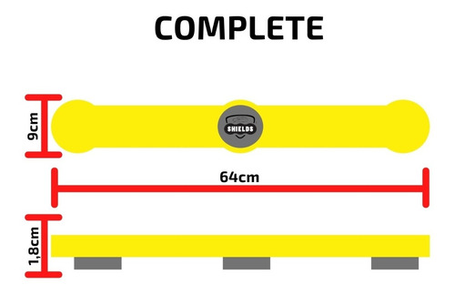 Imagem 4 de 4 de Protetor De Porta Magnético Para Carros Shields - Complete