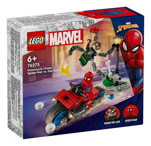 Persecución En Moto: Spider-man Vs. Doc Ock Lego Spiderman