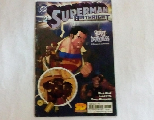 Revista Dc Comics N°2 Superman Birthright Heart Of Darkness 