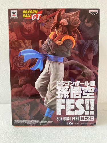 Figura Dragon Ball Fes Gogeta Ssj 4 Gt Banpresto Goku Vegeta