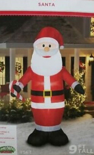 Inflable Mickey Disney Navidad Luces Interna 1.53 Mts 85vdes