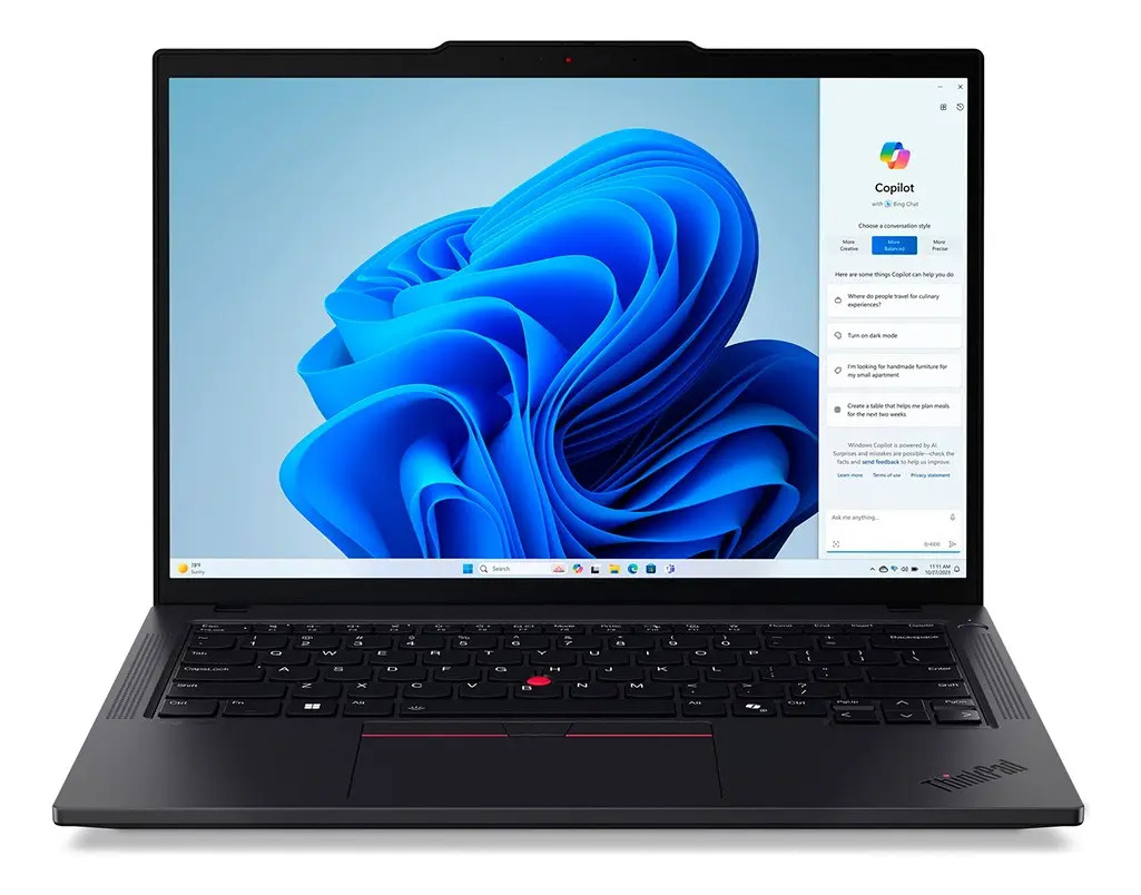 Notebook Lenovo Thinkpad T14 Gen 5 Intel Core Ultra 7 preto