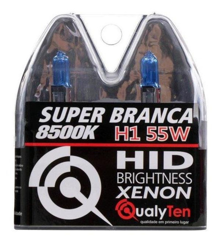 Imagem 1 de 3 de Lâmpada H1 12v 55w 8500k (2 Unidades)