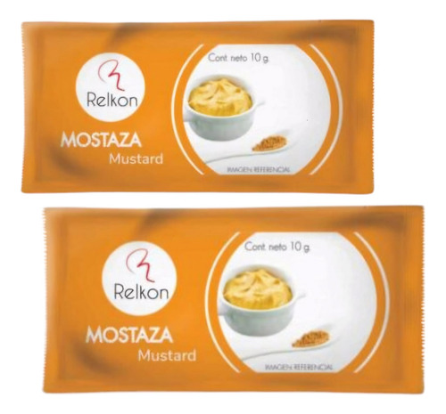 Mostaza Sachet 10gr Caja X 300 Unidades -salsa Para Aderezar