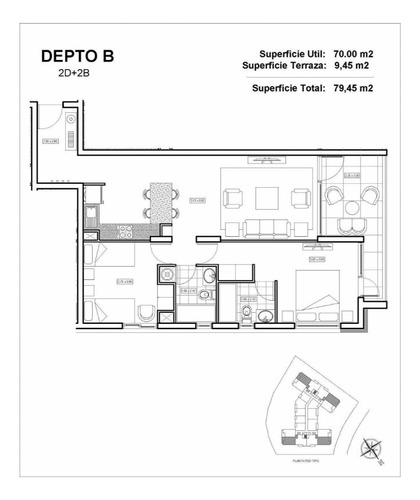 Departamento En Venta 2d 2b 1e 1b Puerto Varas