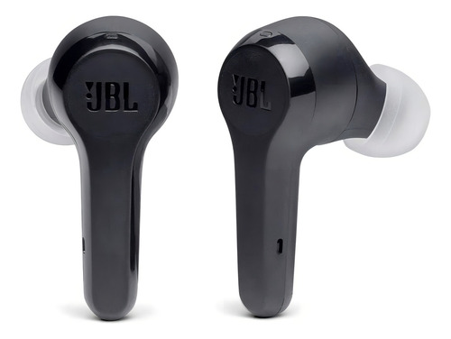 Um fone de ouvido Jbl Tune 215tws Pure Bass Sound True Wireless