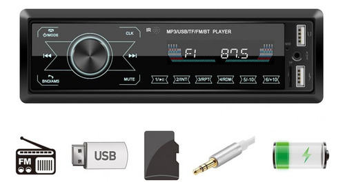 Nuevo M10 Usb Coche Bluetooth Mp3 Reproductor De Radio De Lu