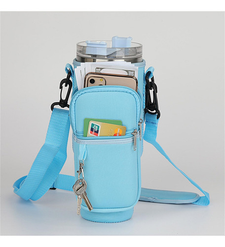 1pcs Bolsa Portabotellas De Agua Para Vaso D 40oz Con Asa