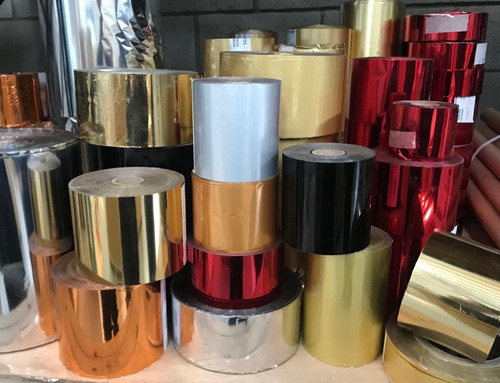 Cintas De Colores Metalizados Foil Alternativo Para Decorar