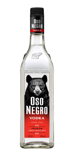 Vodka  Oso Negro 1000ml