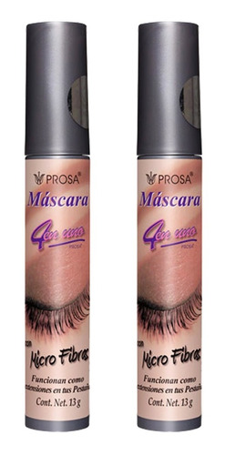 Rimel Mascara Pestañas Micro Fibras Prosa 4 En 1