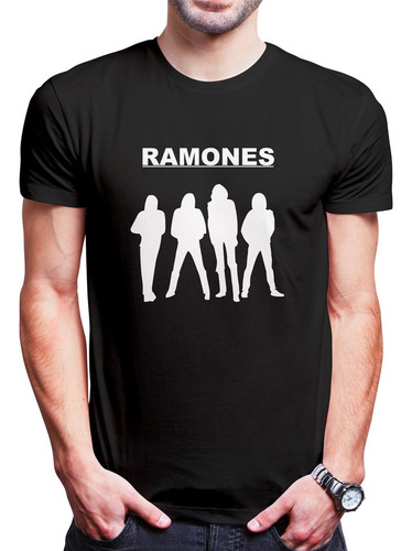 Polo Varon Ramones Silhouette (d0337 Boleto.store)