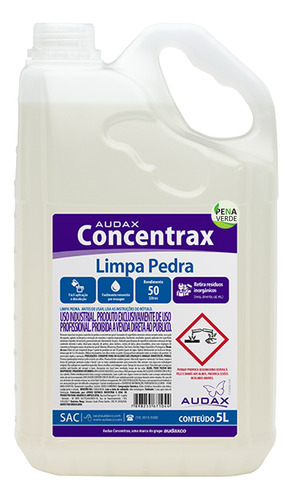 Limpa Pedra Concentrado Desincrustante Concentrax Audax 5l