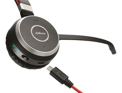 Audifonos Jabra Evolve 65 Stereo Inalámbricos Color Negro