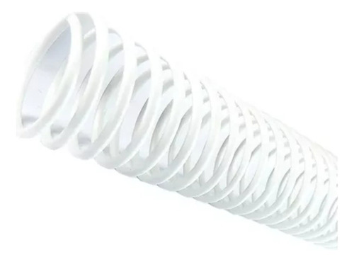 Espiral Para Encadernação Branco 17 Mm Para 100 Folhas 100un