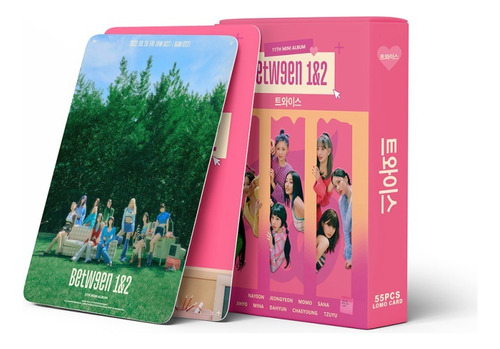 Twice-between 1&2-55 Tarjetas Lomo+95 Pegatinas