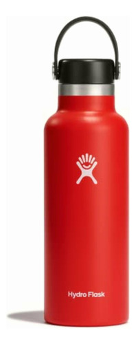 Hydro Flask Boca Estándar Con Tapa Flexible, Botella De Color Goji
