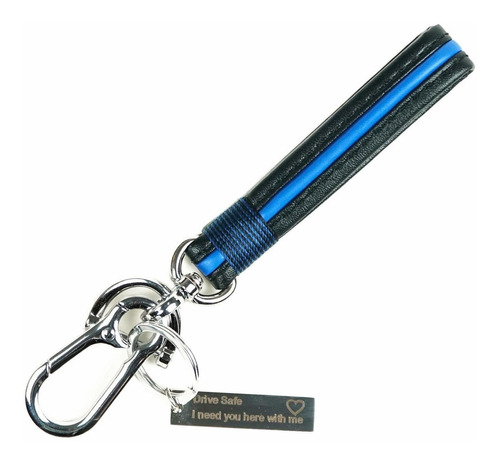 Llavero - Redsia Car Keychain With Drive Safe Metal Key Ring