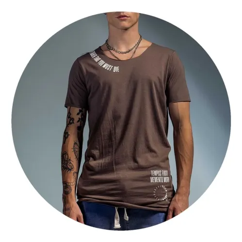 Camisetas cuello ancho hombre hotsell