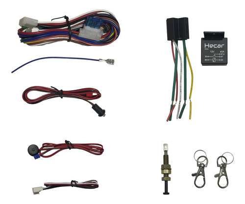 Combo Kit Hecar Alarma Codigo Variable + Cierre Centralizado