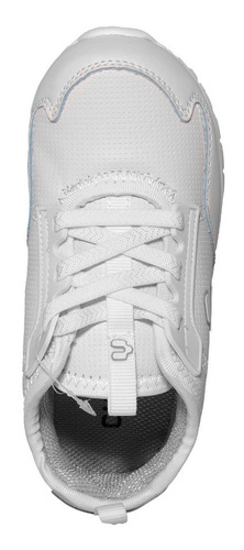 Imagen 3 de 7 de Tenis Niño Charly 1069438 Blanco Escolar Casual 15-21 Gnv®