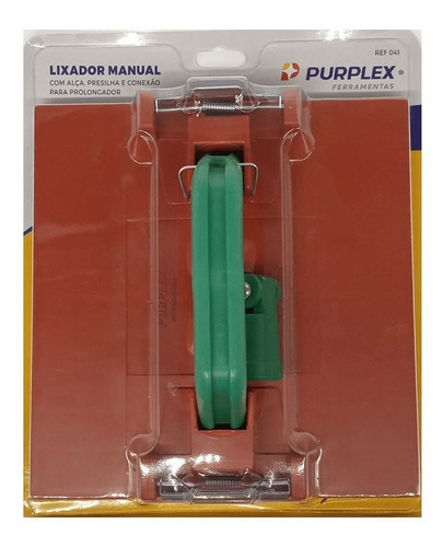 Lixador Manual Grande Com Alça/presilha E Conexão - Purplex