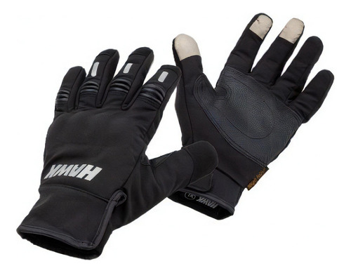 Guante Moto Frio Hawk Night Rider Black Xxl