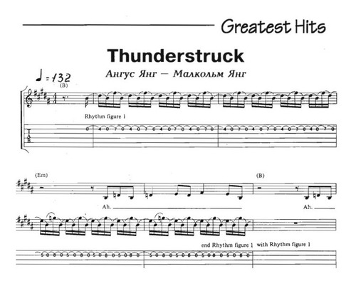 Ac Dc Greatest Hits - Tablatura Y Partitura Guitarra Rock