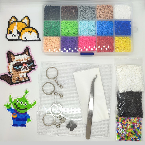 Kit Pixel Art / Hama Beats Mini 2.6mm 13000pcs + Accesorios 