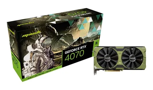 Placa De Vídeo Manli Geforce Rtx 4070 12gb Gddr6 192 Bit