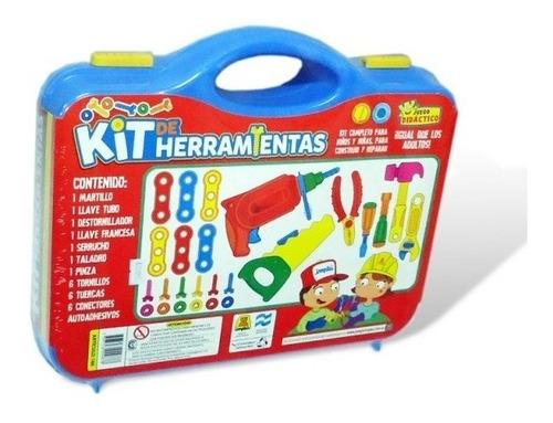 Kit De Herramientas De Juguete Implas 186 Milouhobbies