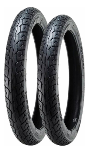 Par Pneu 80/100-18 E 90/90-18 Levorin Com Câmara