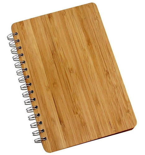 Deluxe Cuaderno De Bamboo, 15 X 22 X 1.3 Cm, 2 Unds