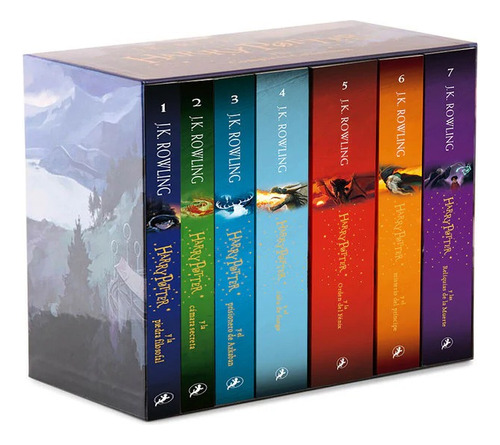 Estuche Harry Potter Serie Completa Pack 7 Libros Original