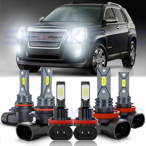 Kit De Faros Led 9005 H11 Para Gmc Terrain 2010-2014 2015