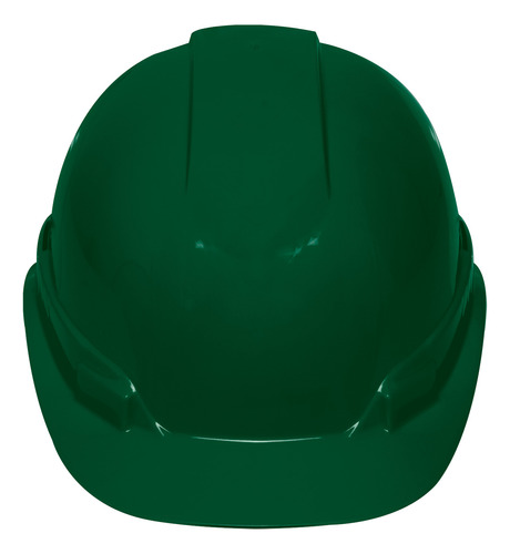 Casco Seguridad Ventilado Ajuste Matraca Verde 101270 4 Pzs