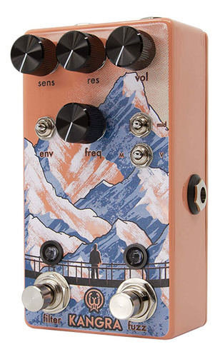 Walrus Audio Kangra Filtro Fuzz Guitarra Efectos Pedal Color Melocotón